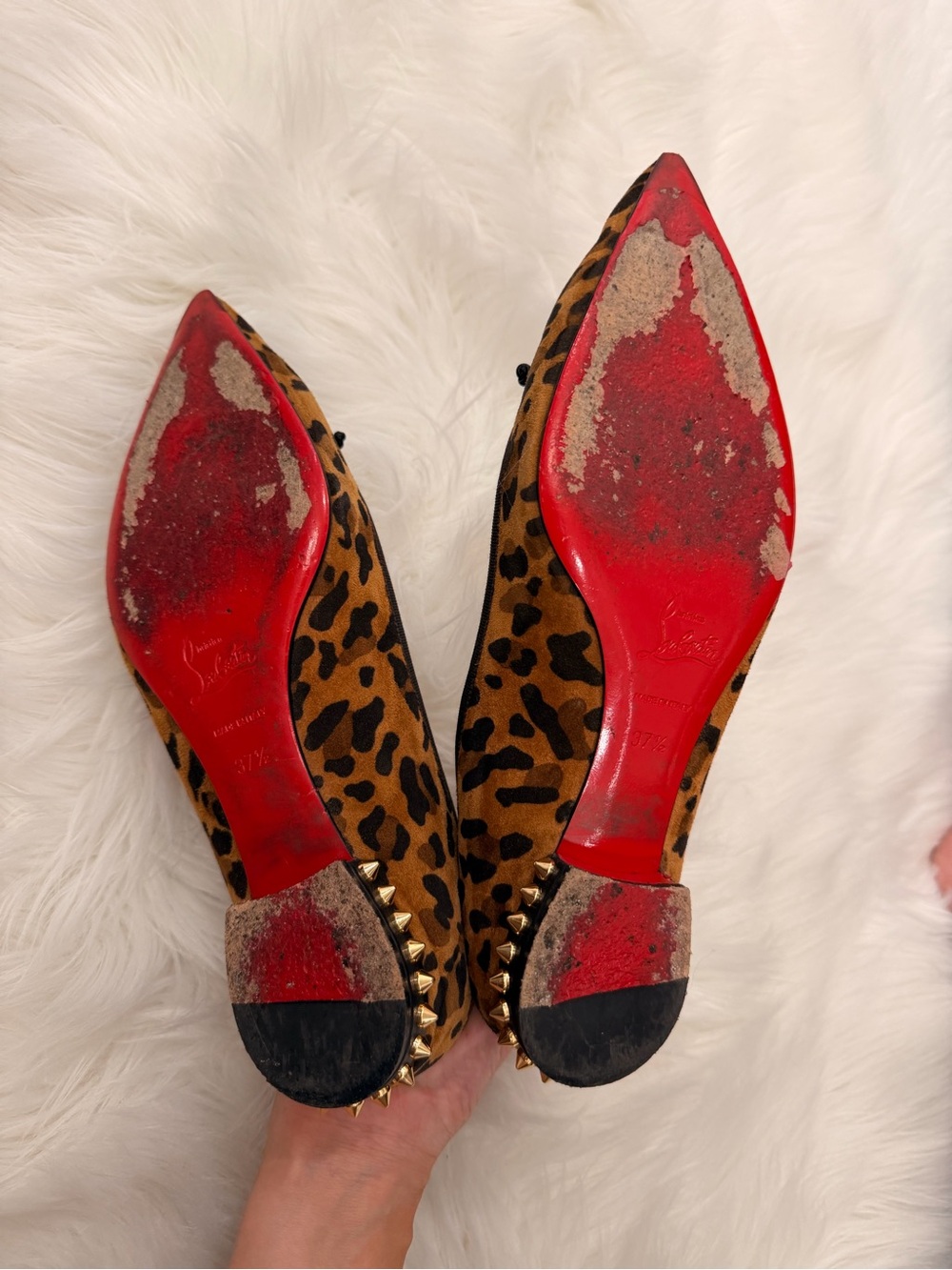Christian Louboutin leopard flats - Picture 3 of 5
